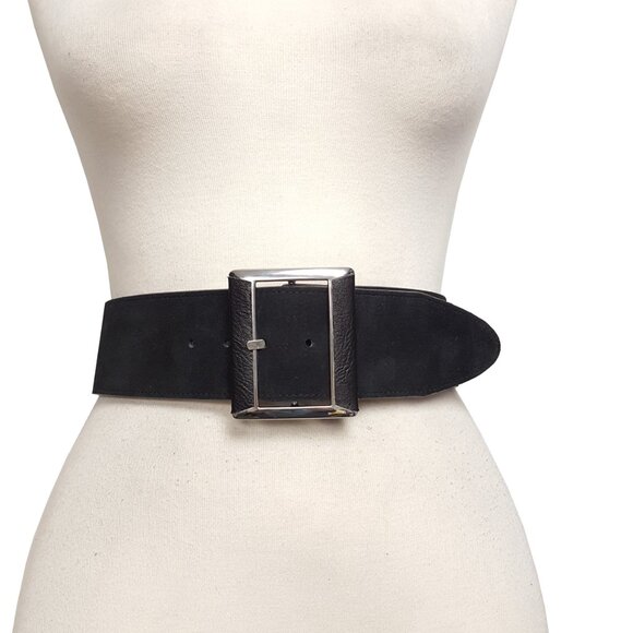 Western Wide Genuine Suede Women Belt main image 2